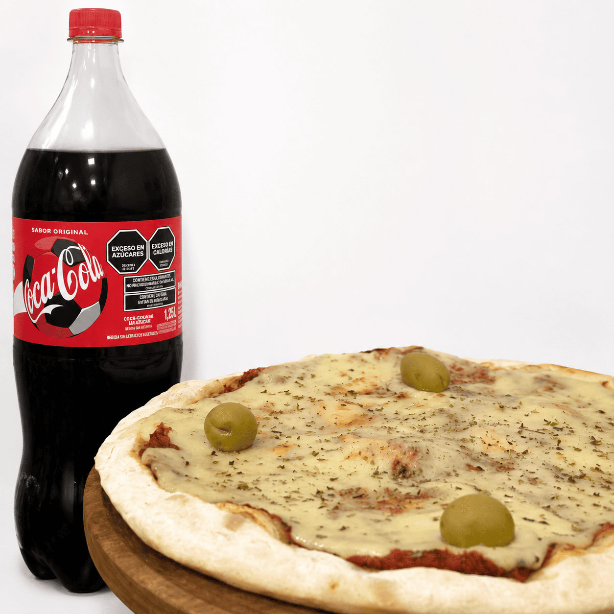 Muzza mega + gaseosa 1.75l
